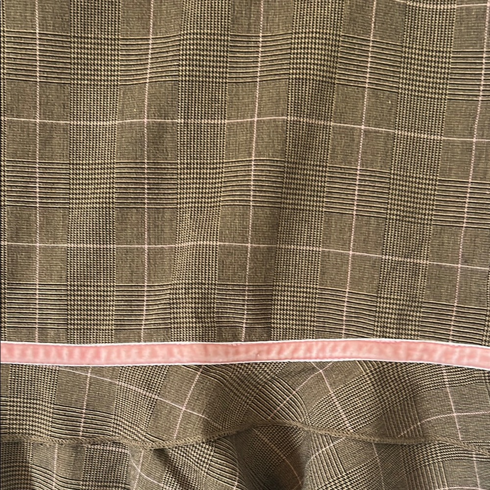 Speechless Brown Tan Mini Pencil Skirt with Ruffles - Picture 2 of 2